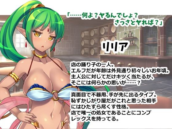踊り子娼館2〜ツンデレ踊り子エルフが俺とラブラブになる話（上） サンプル5ページ目