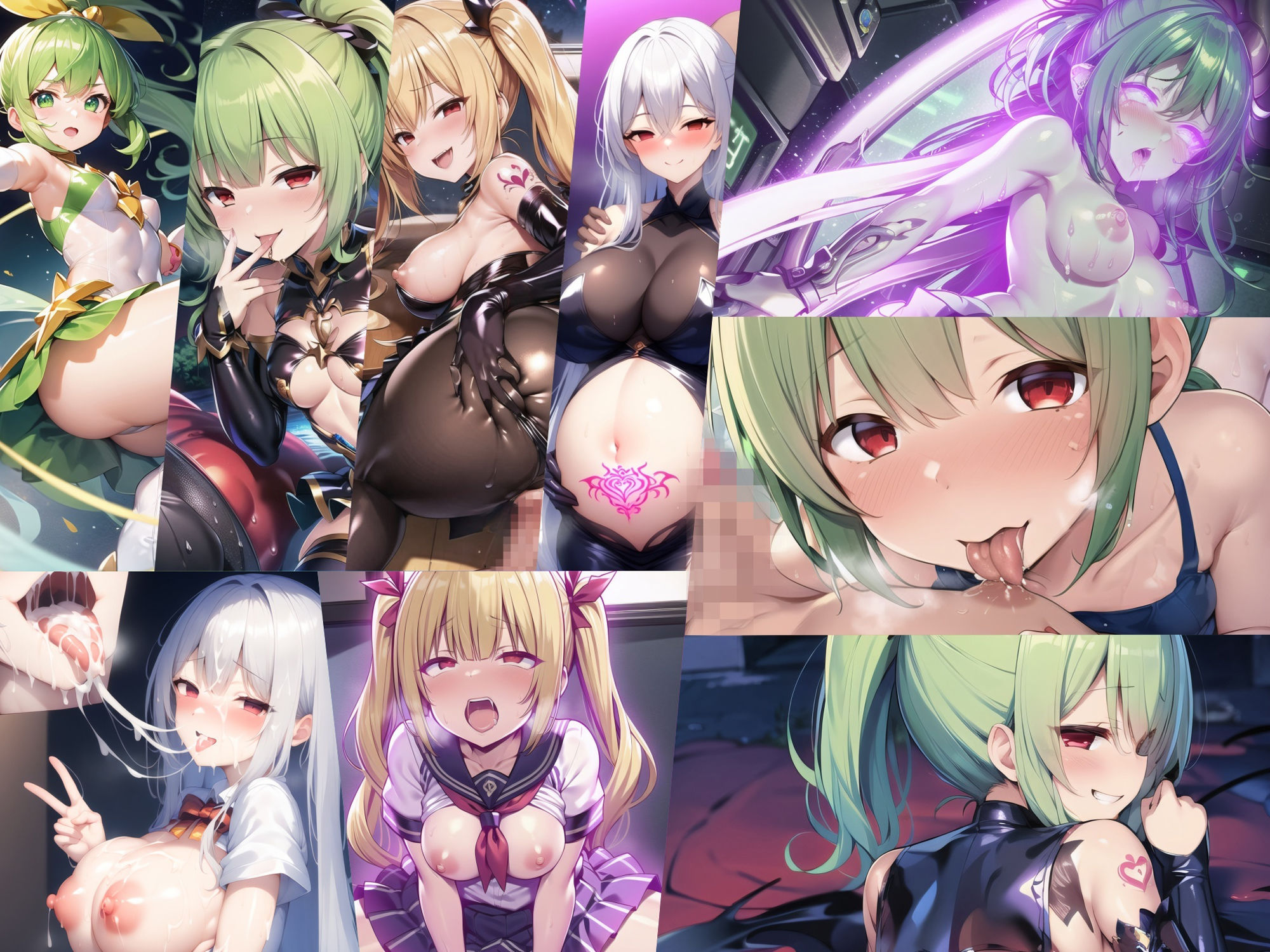 【総916枚】CG集「NaruMinix2024年変身ヒロイン敗北悪堕ちCG集総集編」・FULL版 サンプル10ページ目