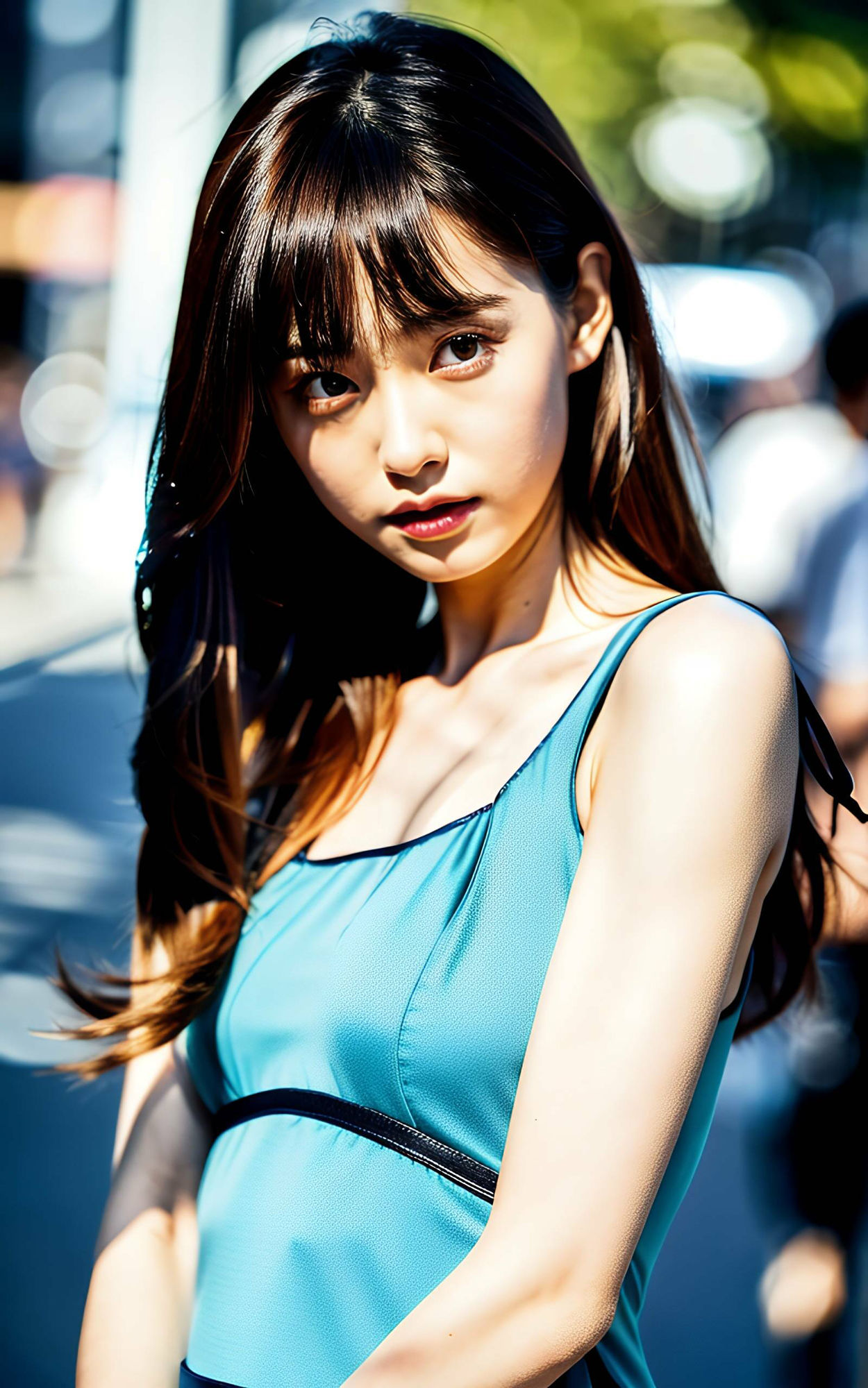 都会に生きる美しきAI美女たちのストリートスナップ集 サンプル3ページ目