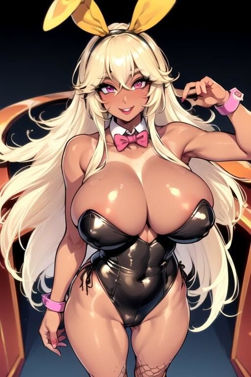AIグラビアCG集 爆乳ギャルバニー サンプル1ページ目
