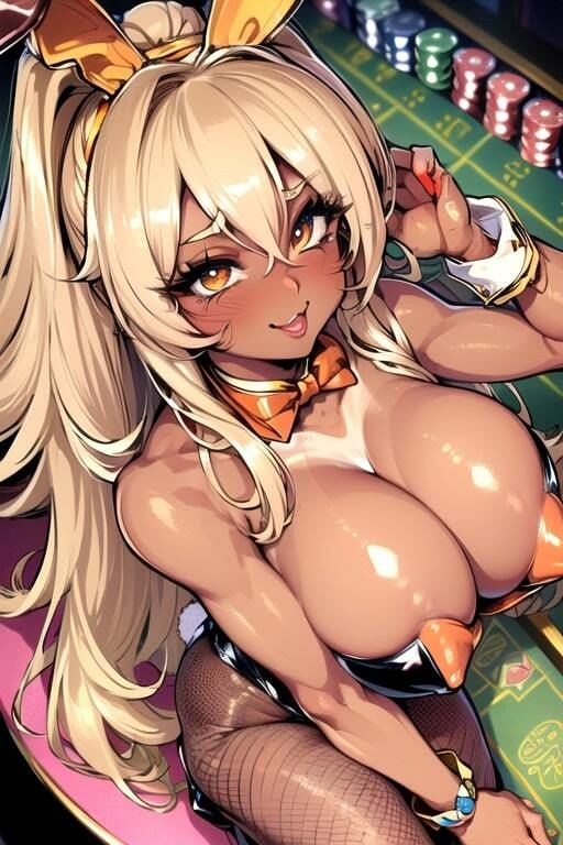AIグラビアCG集 爆乳ギャルバニー サンプル3ページ目