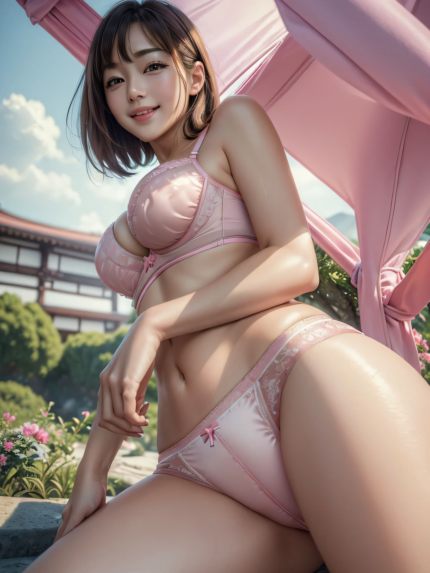 AI美女グラビア写真集『水着』と『下着』100枚 サンプル2ページ目