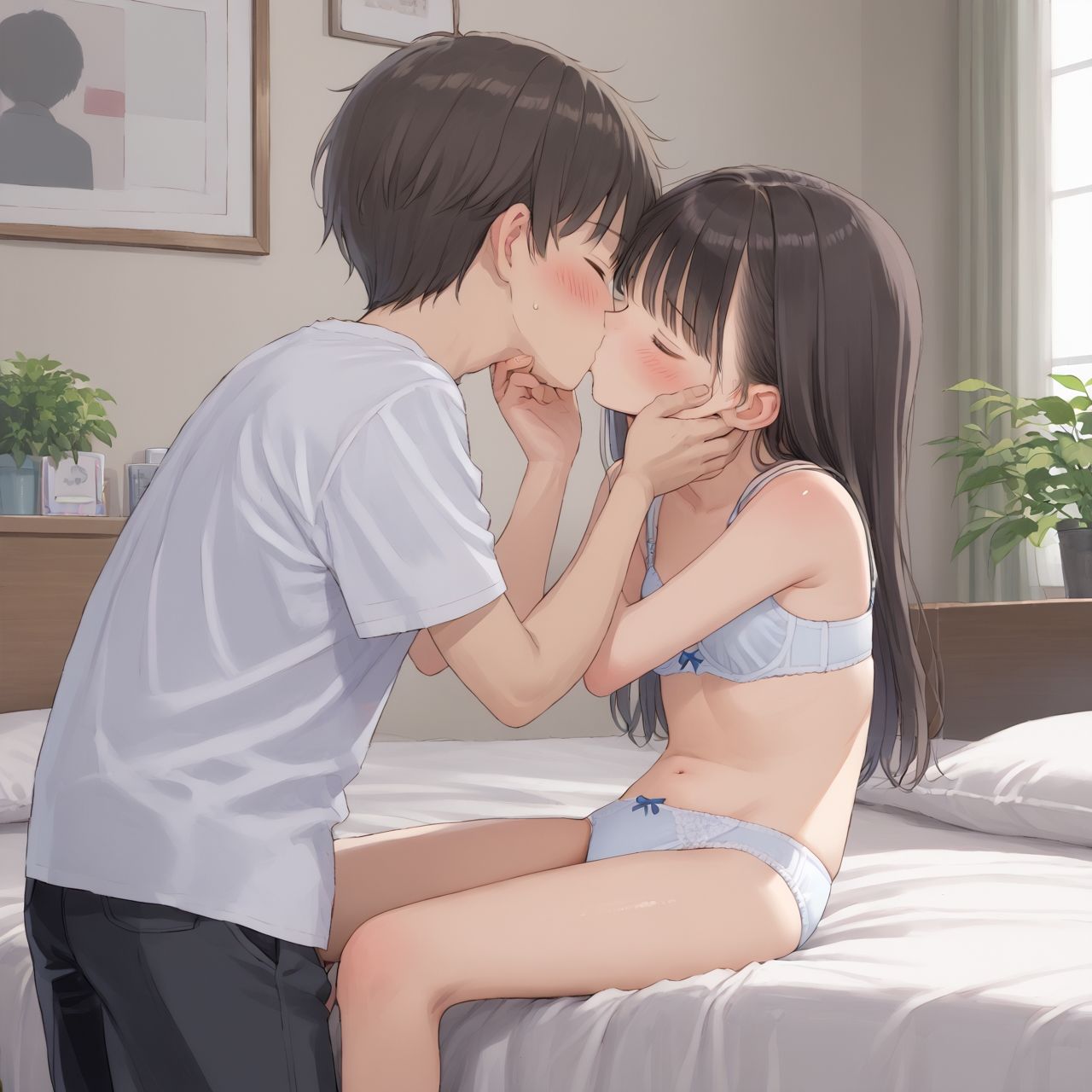 ロリっ子女子校生の性事情02 サンプル1ページ目