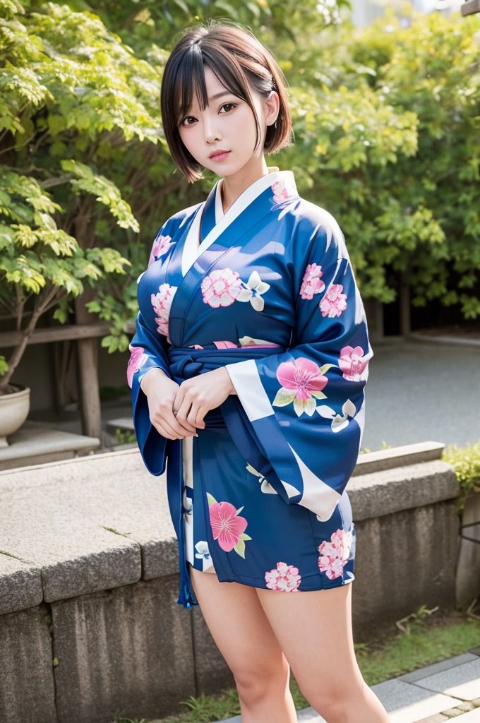 【浴衣＆着物美女特集】AIグラビア写真集 サンプル4ページ目