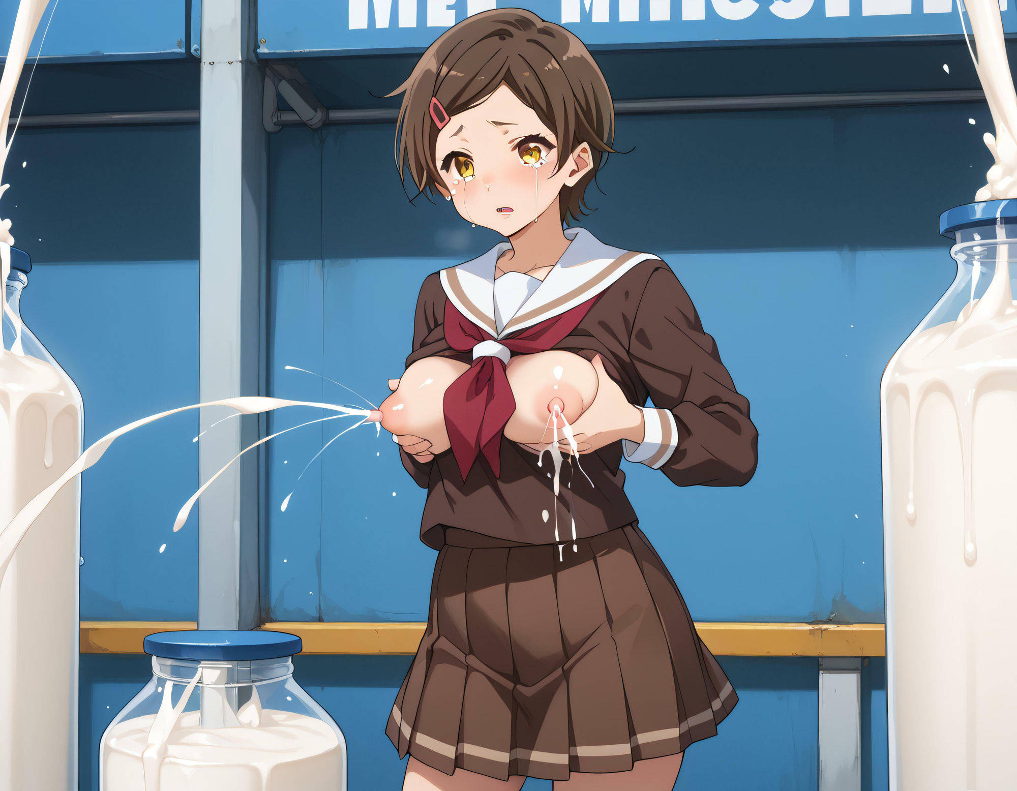 搾乳の音 サンプル3ページ目