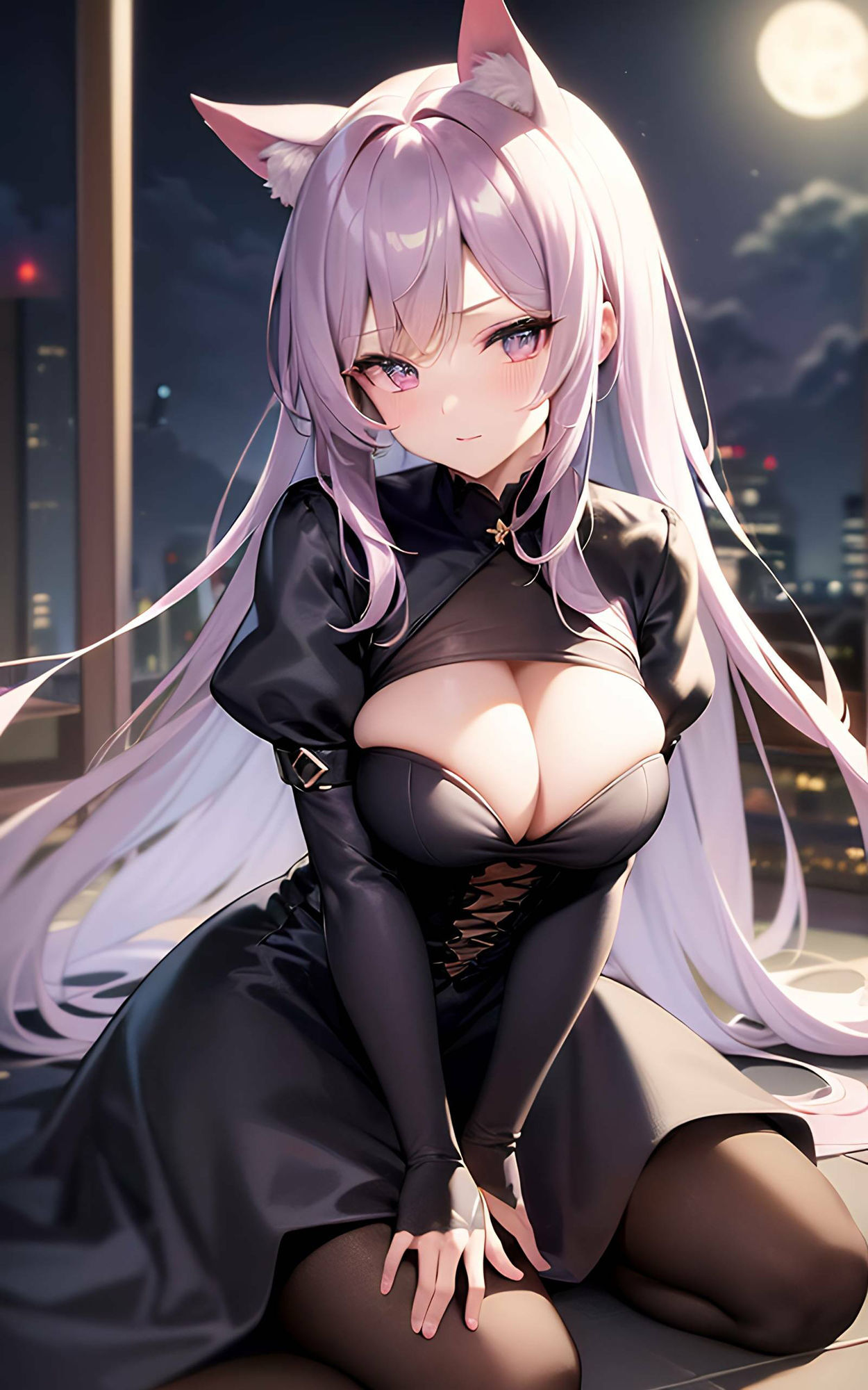 ハロウィンの魔法:猫耳娘たちの魅惑イラスト集 サンプル7ページ目