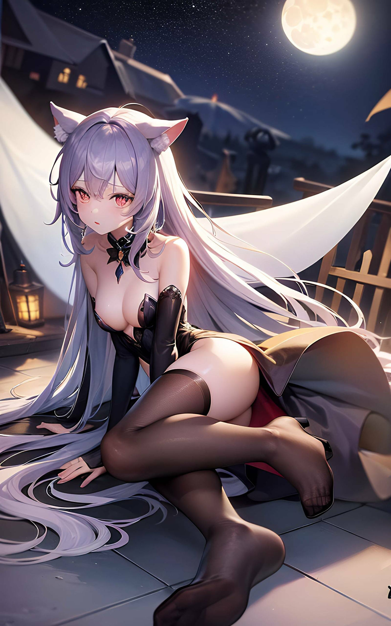 ハロウィンの魔法:猫耳娘たちの魅惑イラスト集2 サンプル6ページ目