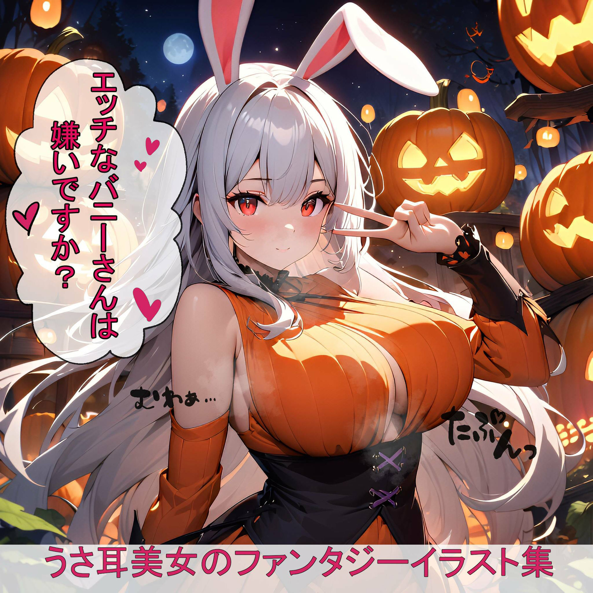 うさ耳美女のファンタジーイラスト集 サンプル1ページ目