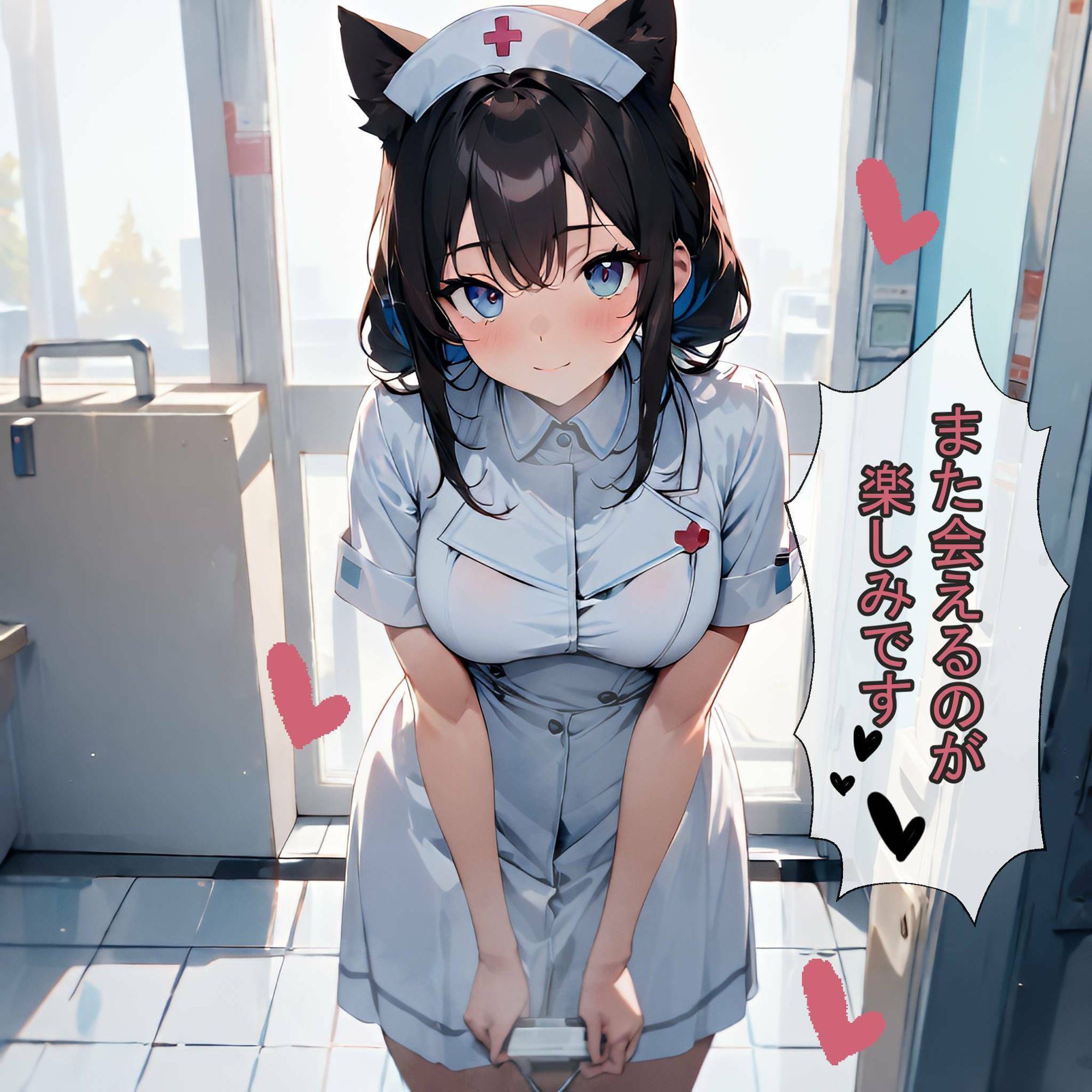 キュートなにゃんこナースたちのCG＆セリフ集 その2 サンプル2ページ目