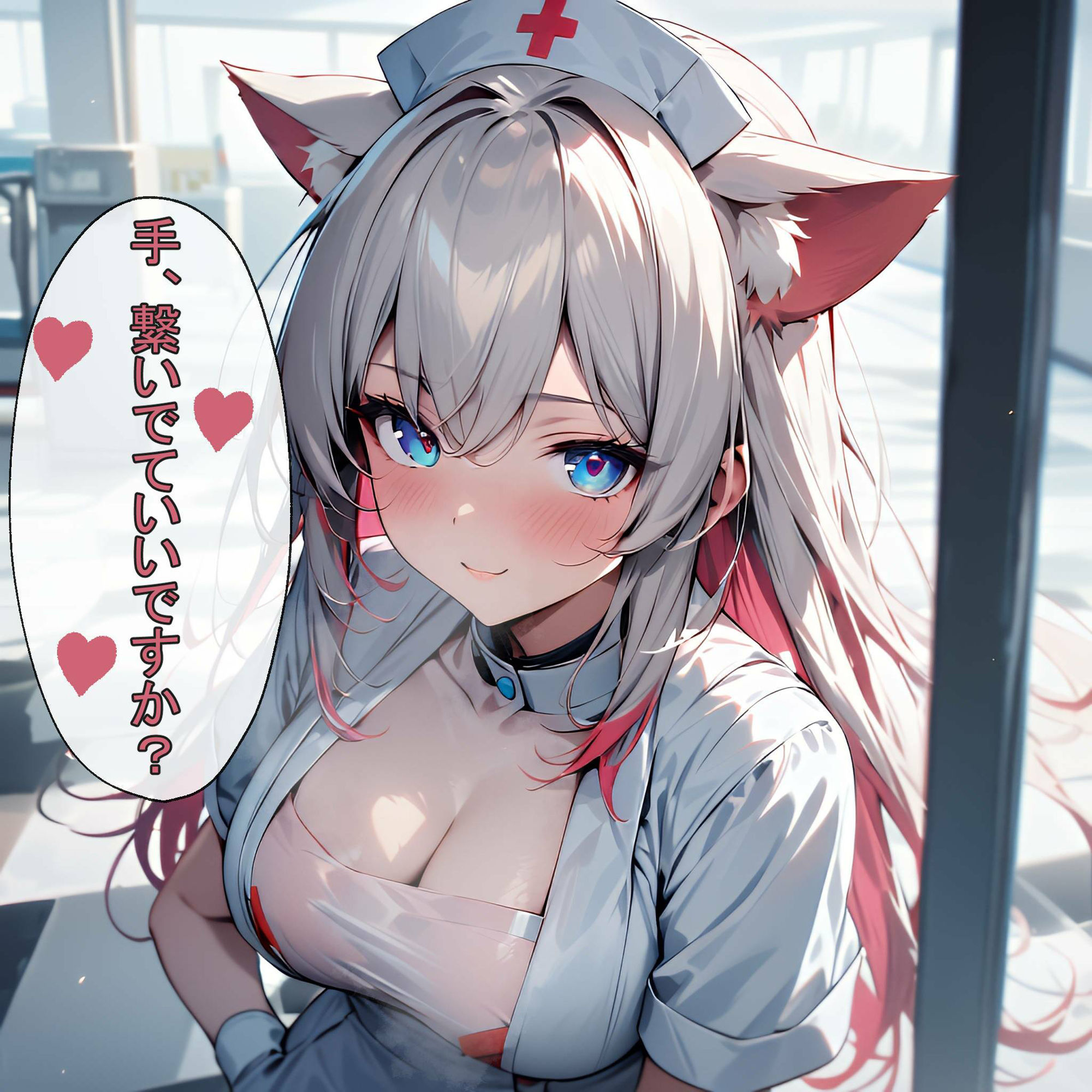 キュートなにゃんこナースたちのCG＆セリフ集 その2 サンプル6ページ目