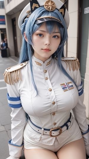 【巨乳レイヤー】NIK〇E！ヘ◯ムえちえちコスプレ サンプル2ページ目