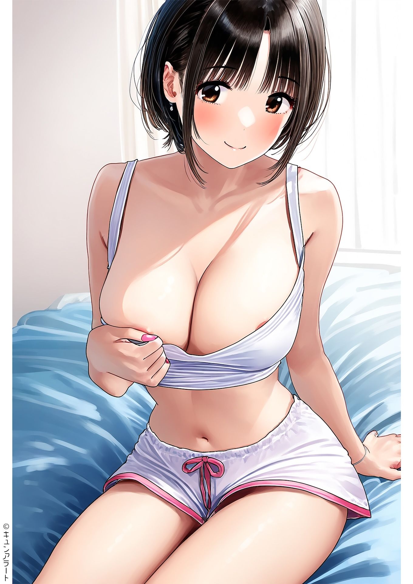 清楚系巨乳1 サンプル8ページ目
