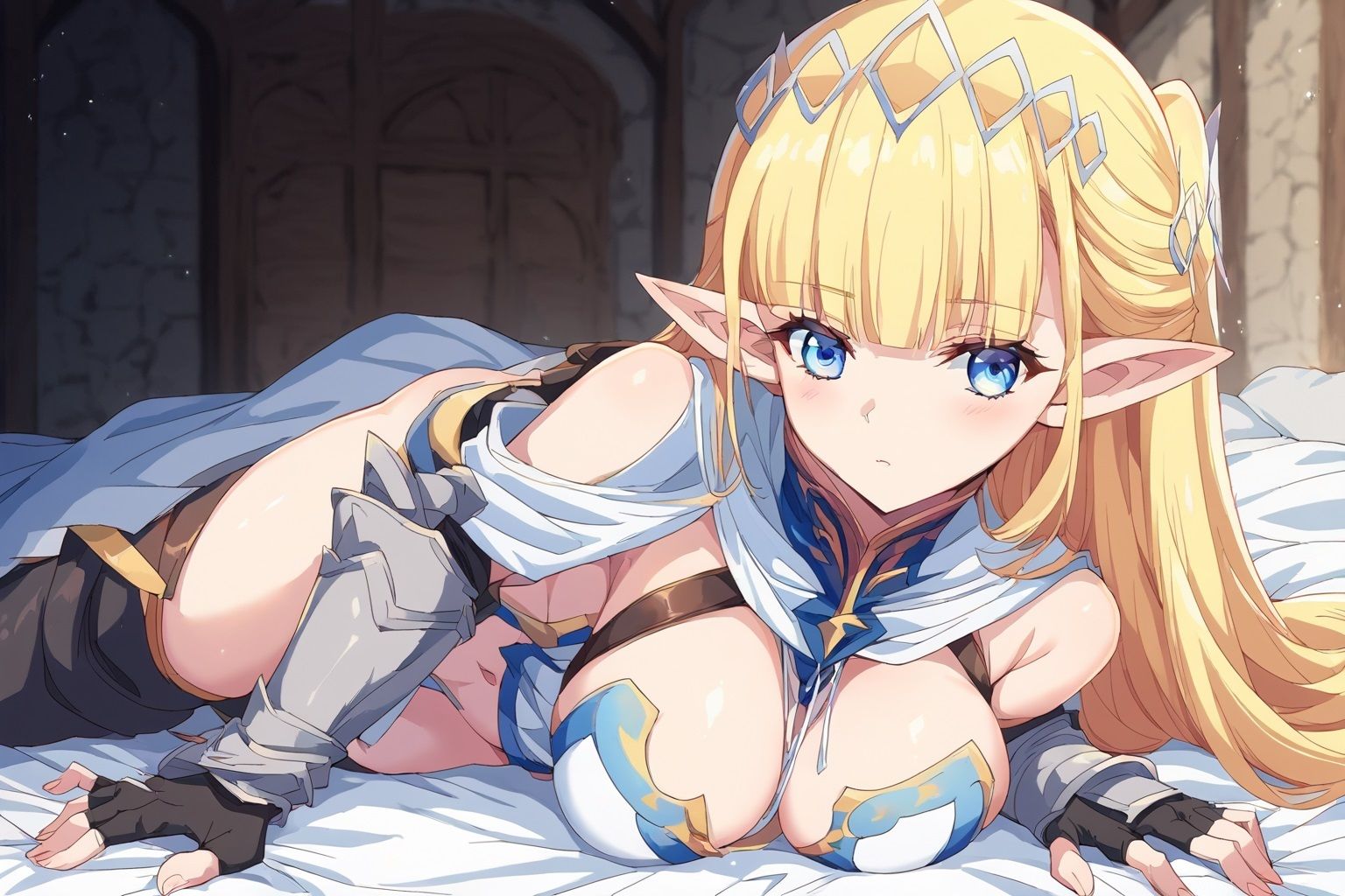 襲われたエルフ騎士ベロキス処女喪失SEX サンプル4ページ目