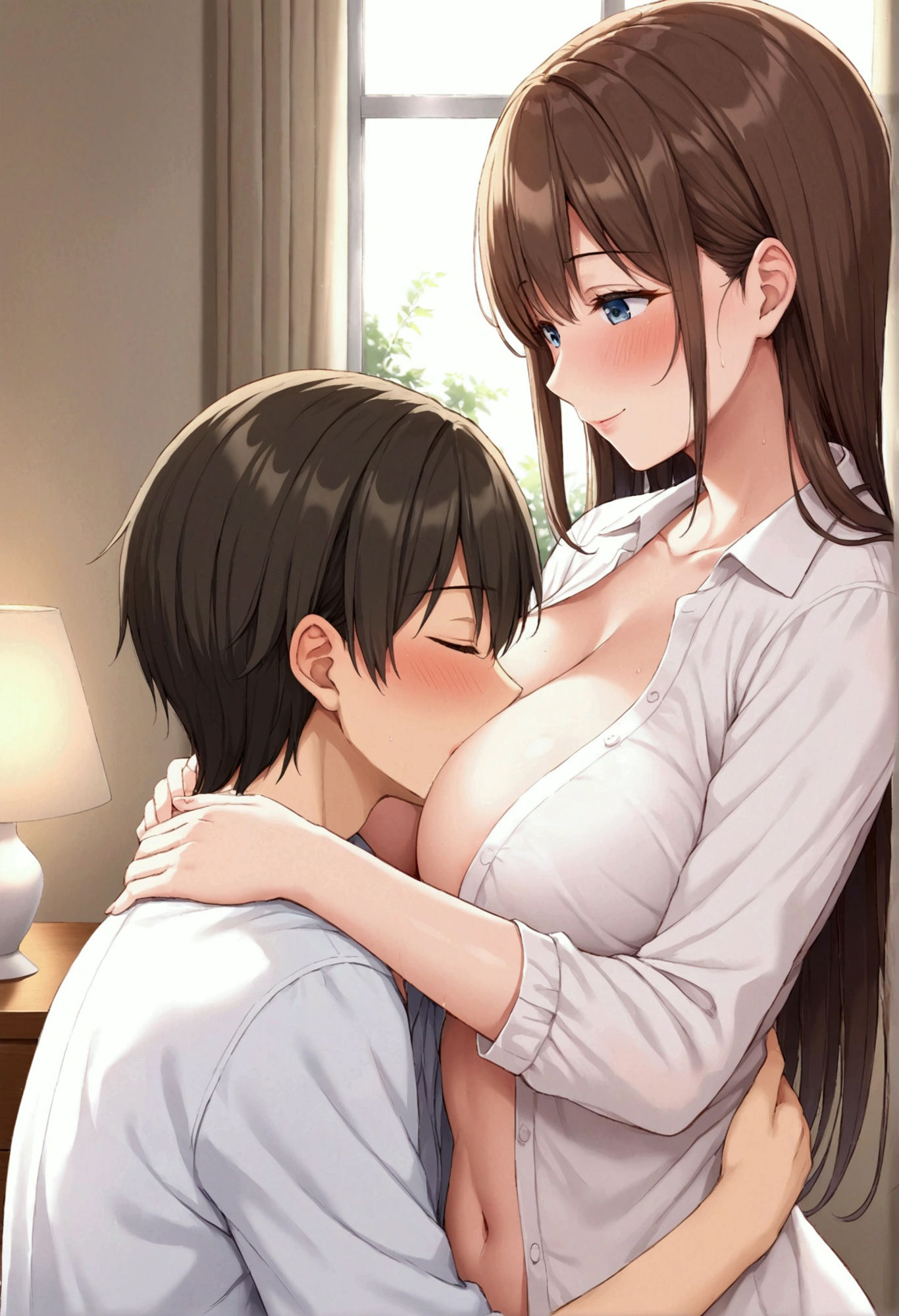 イチャイチャ美女【妄想イラスト美女図鑑vol.137】 サンプル5ページ目