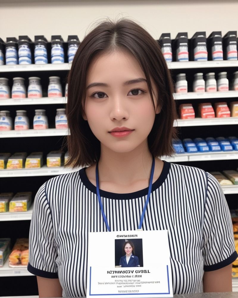 爆乳！ドラッグストアの隠れセクシー店員 サンプル2ページ目