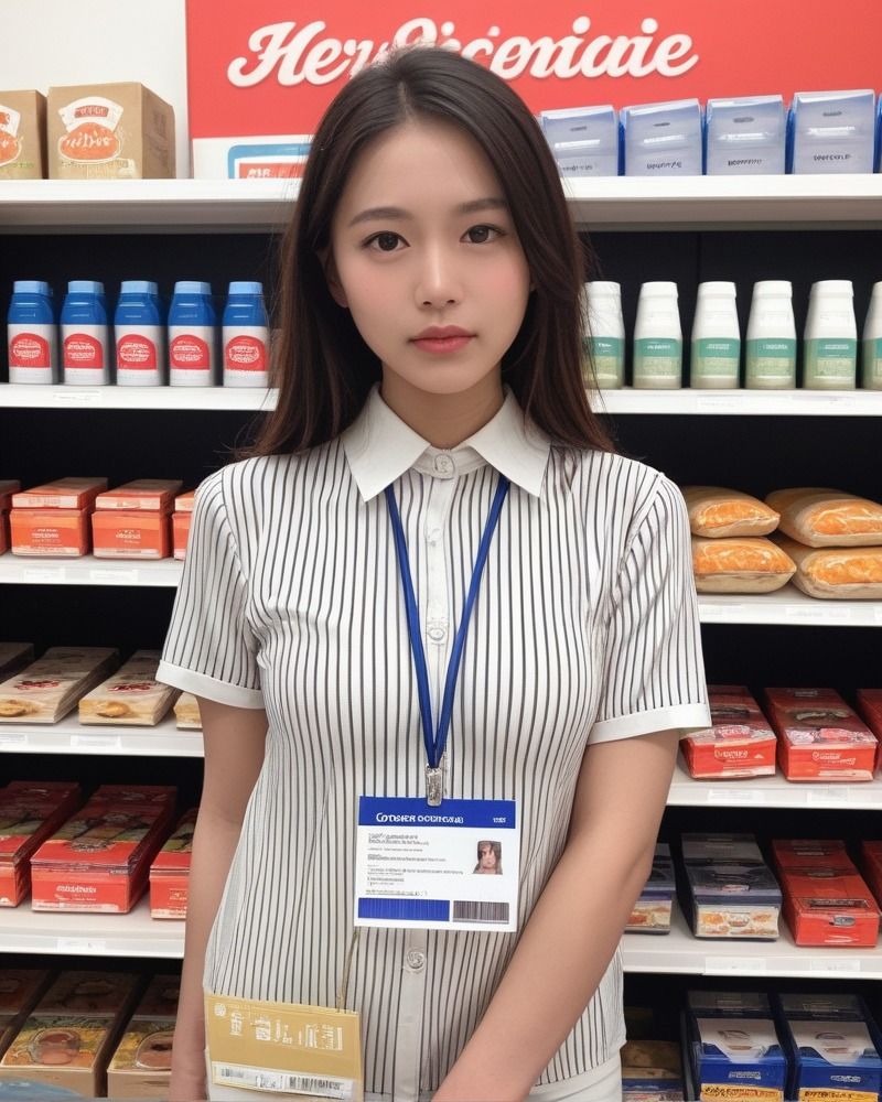 爆乳！ドラッグストアの隠れセクシー店員 サンプル4ページ目
