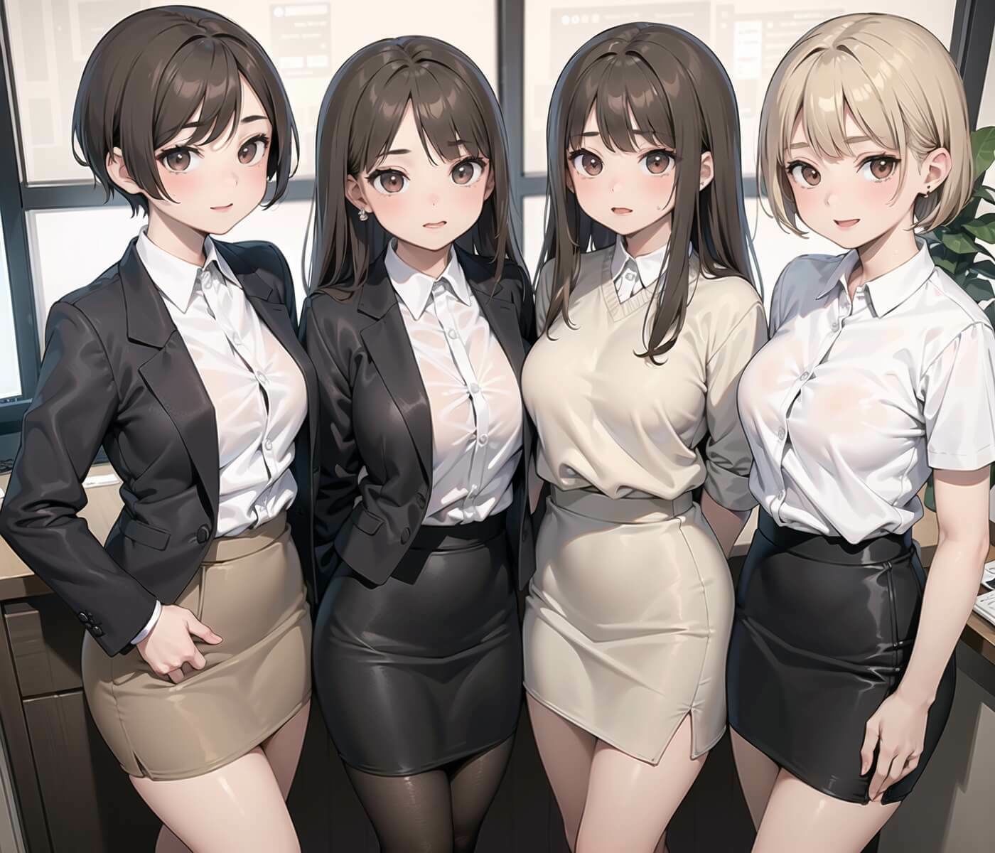 全部中に出して…？美人秘書課を催○支配！10【美麗CG200枚収録】 サンプル2ページ目
