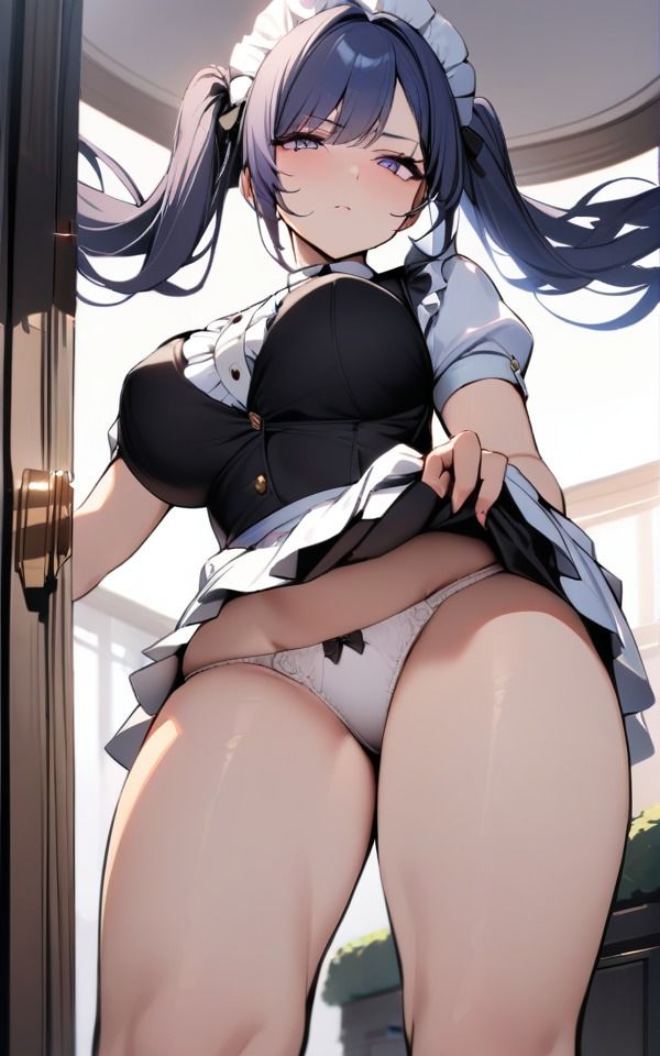 蔑んだ表情でパンツ見せてくれるメイドさん（全145枚） サンプル4ページ目