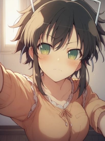 戦乱カグラの飛鳥から送られてきた自撮り写真 サンプル1ページ目