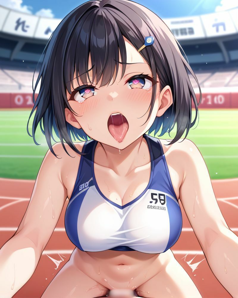 催●で強●発情した陸上女子を無様調教で快楽堕ちさせるCG集 サンプル9ページ目