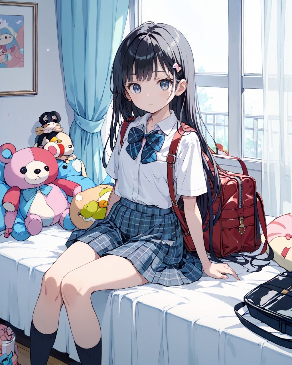 通勤中に出会う大人しそうな女子校生に中出ししてみた サンプル1ページ目