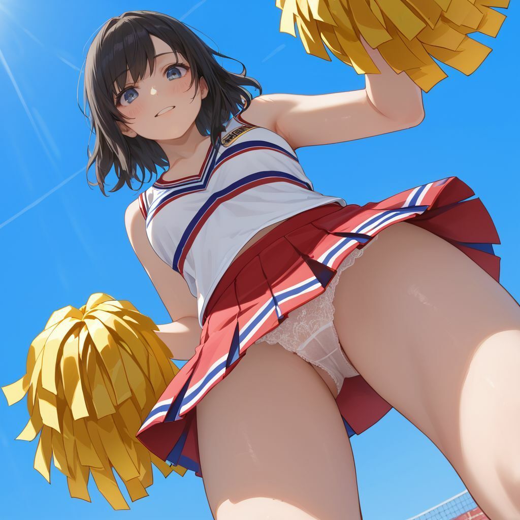チアギャルのパンチラ写真集〜リアルパンティー（=not見せパン） サンプル1ページ目