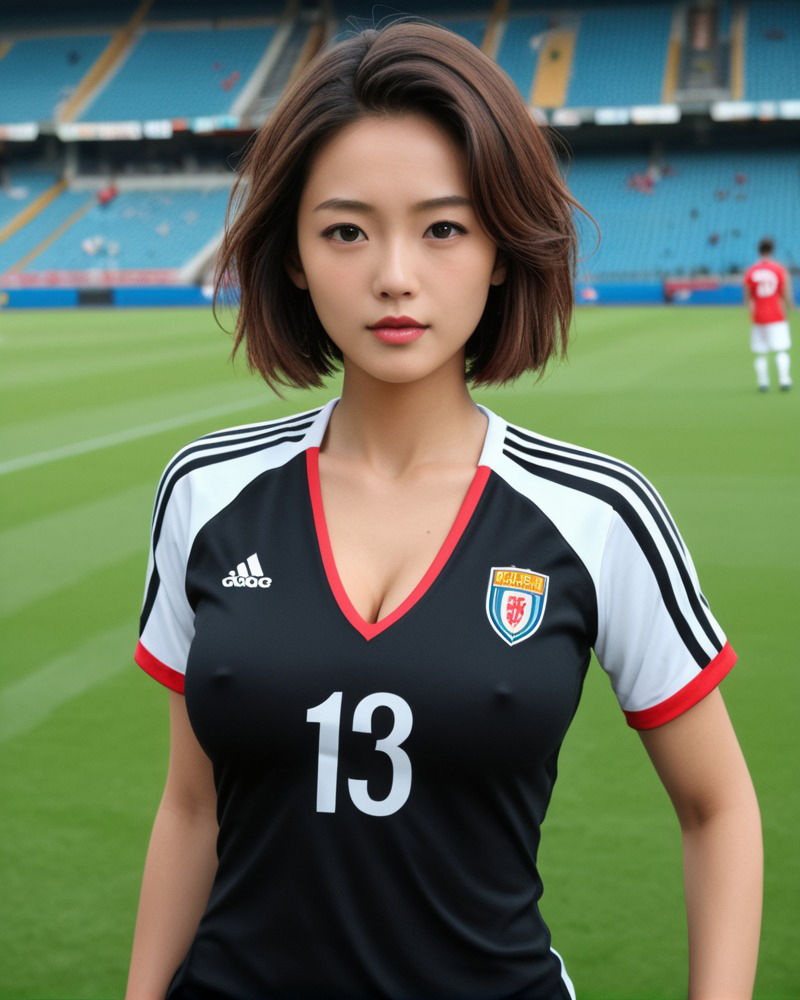 常識改変！卑猥ユニフォームでエロサッカー サンプル1ページ目