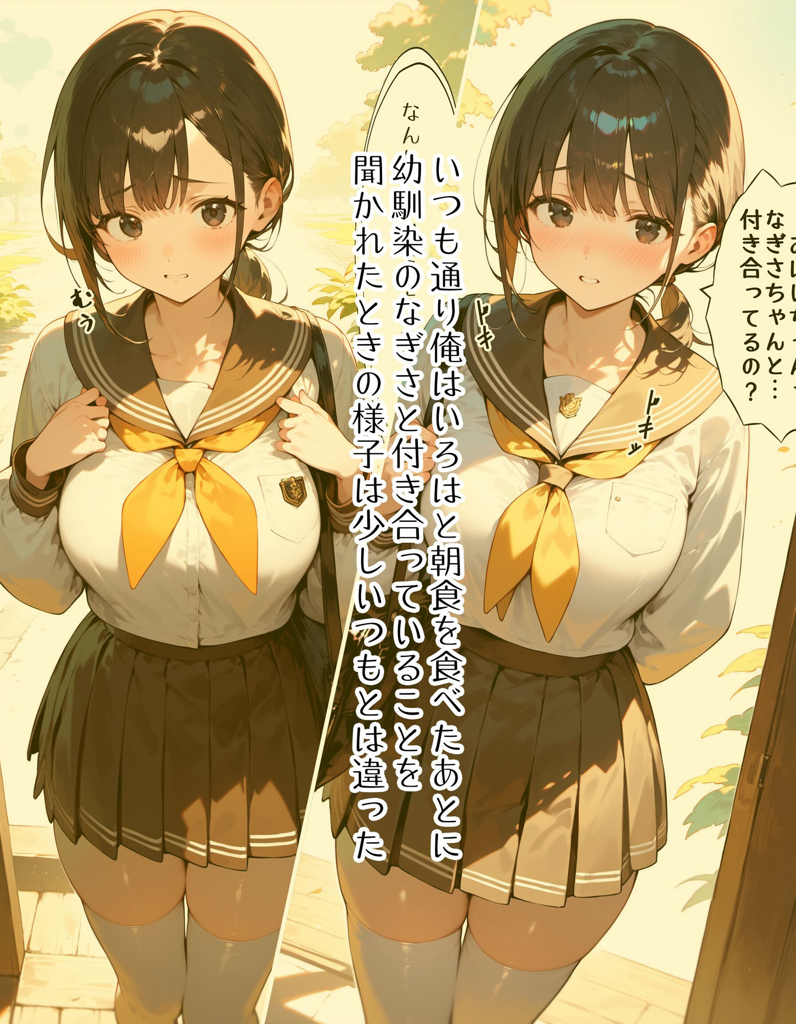 大好きなおにいちゃんと両親不在でラブラブHしちゃう義妹 サンプル2ページ目