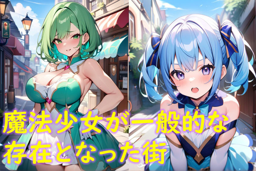 魔法少女達が市民のオカズになる本 サンプル1ページ目