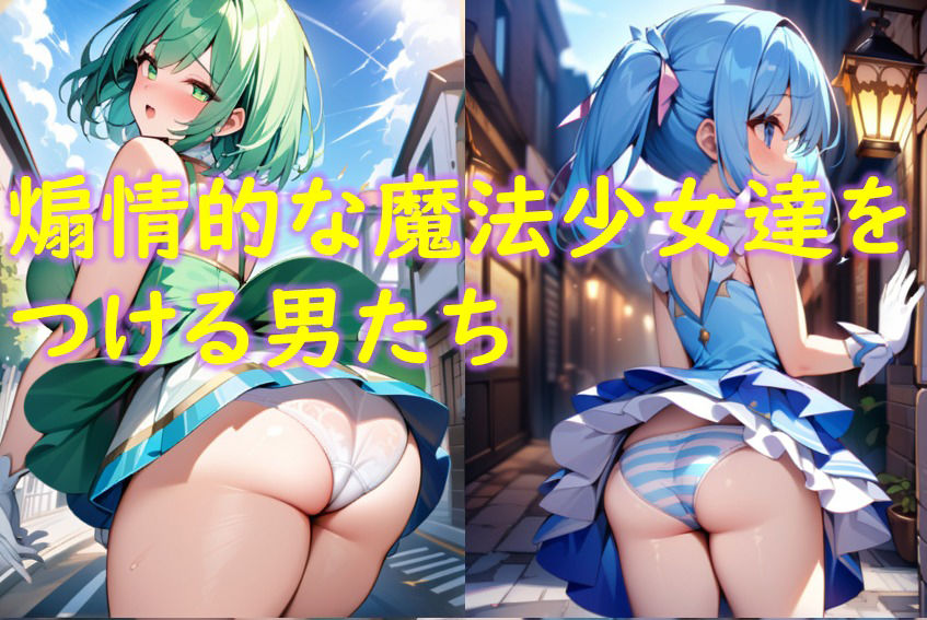 魔法少女達が市民のオカズになる本 サンプル2ページ目