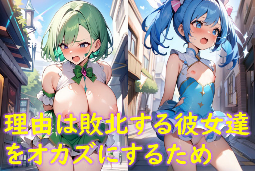 魔法少女達が市民のオカズになる本 サンプル3ページ目