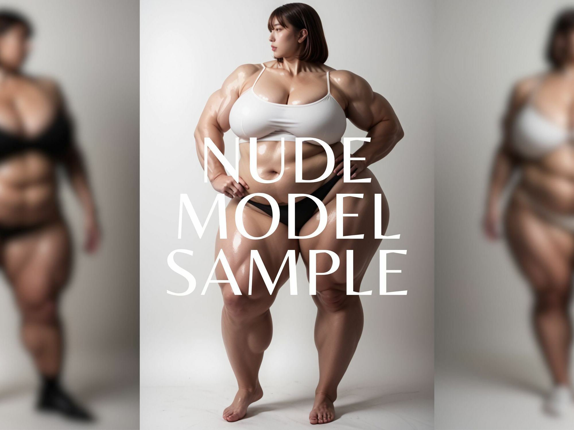 NIKUKAN NUDE MODEL_vol5_ガチムチ体型 サンプル1ページ目