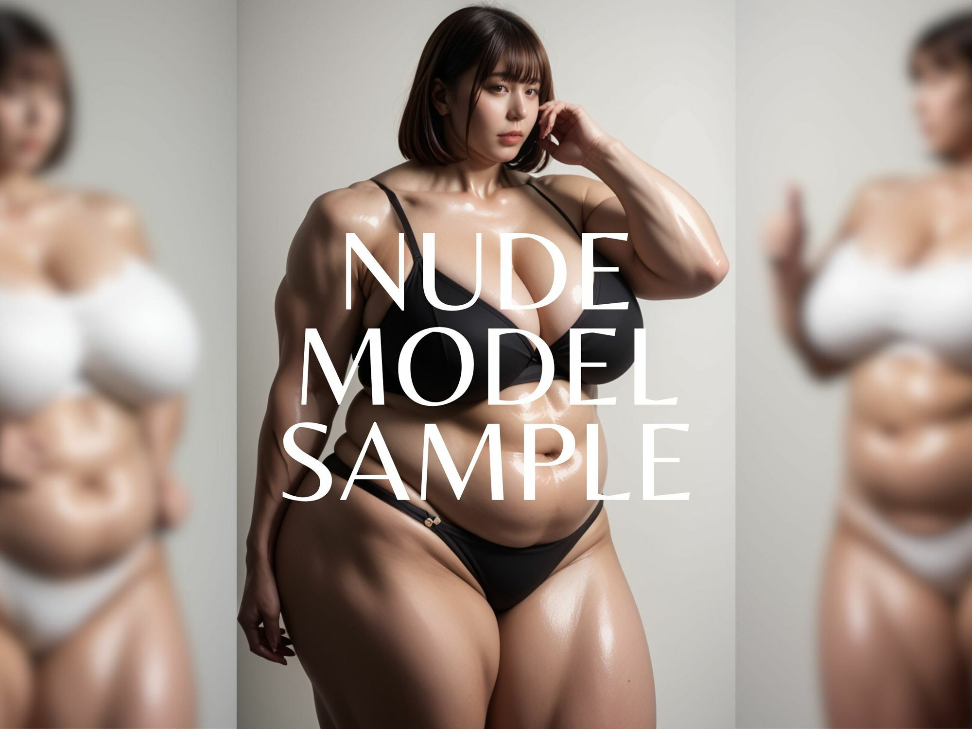 NIKUKAN NUDE MODEL_vol5_ガチムチ体型 サンプル2ページ目