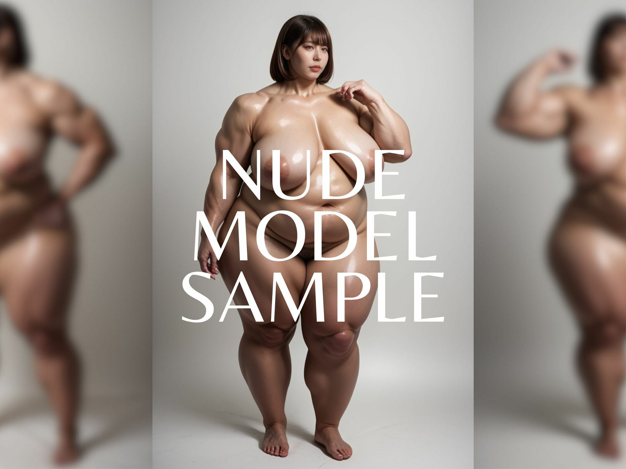 NIKUKAN NUDE MODEL_vol5_ガチムチ体型 サンプル3ページ目