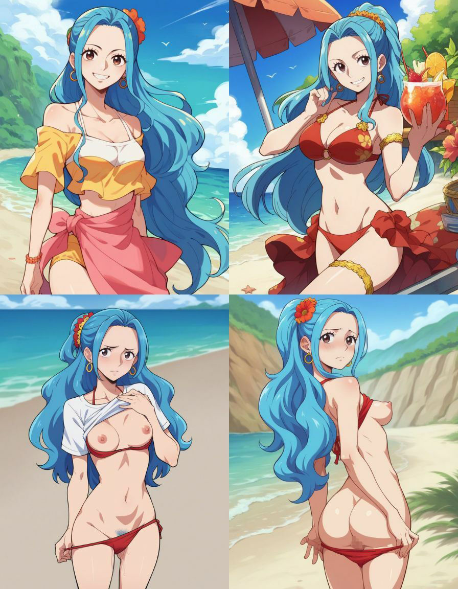 IF・・・憧れのヒロインがエチエチだったら・・・ ワンピ〇ス ネフ〇ルタリ・〇ビ編 サンプル1ページ目