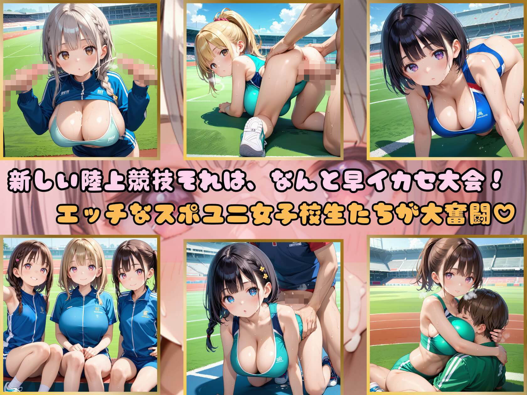 新・陸上競技！早イカセ大会！7【美麗CG228枚収録】 サンプル1ページ目