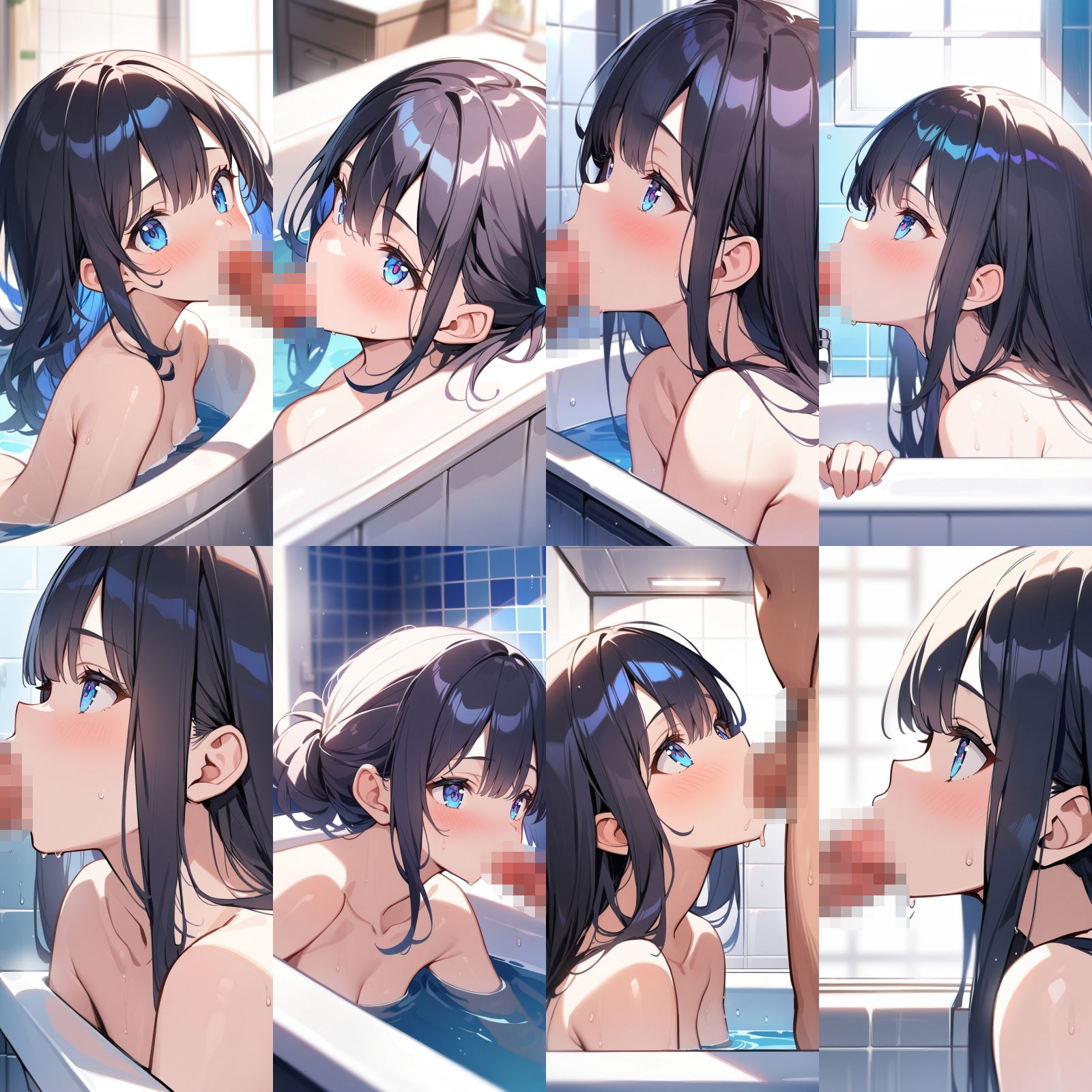 【禁断の関係】女子〇生のお姉ちゃんと一緒にお風呂【500枚】 サンプル6ページ目