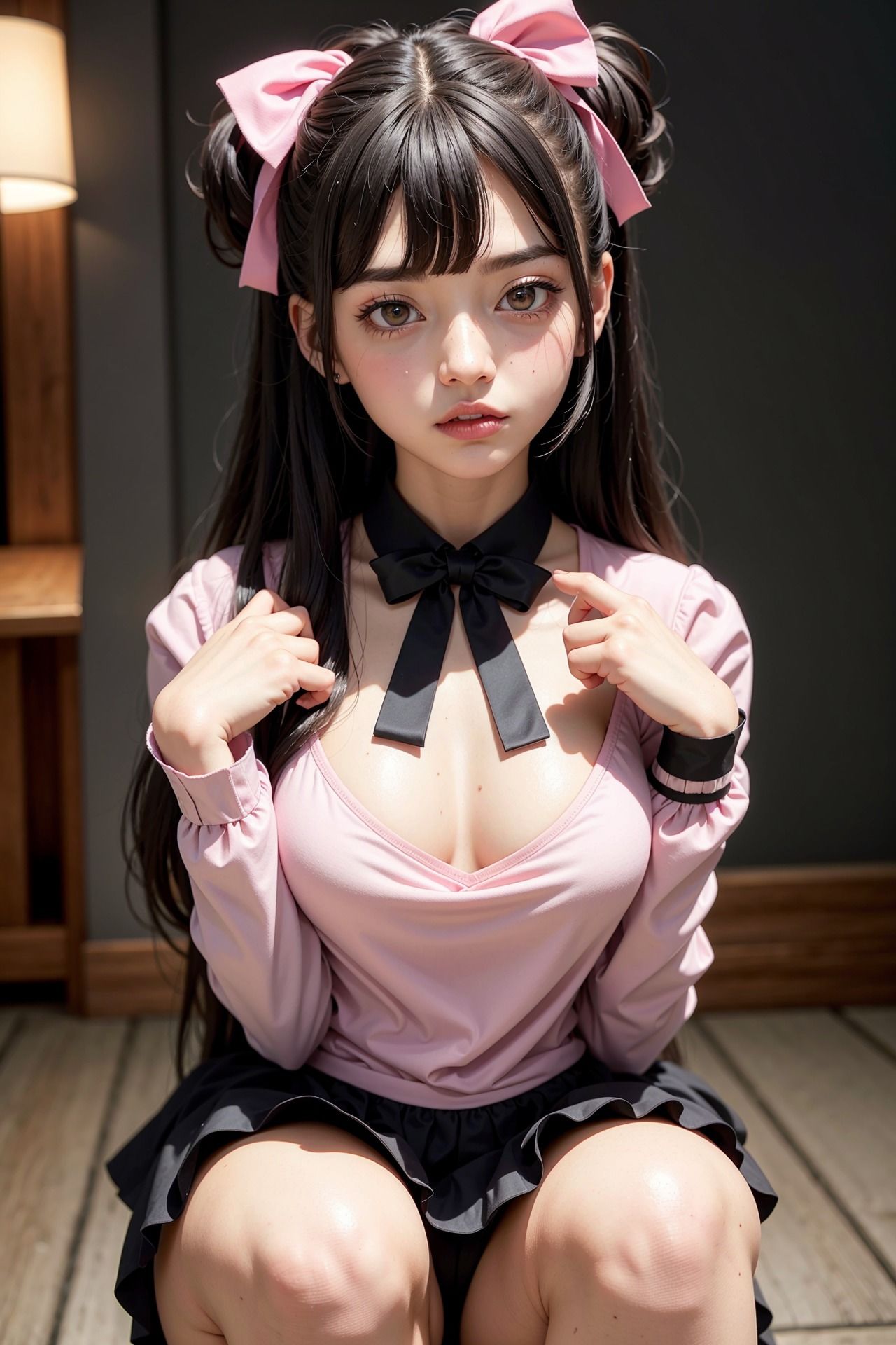 ト〇横量産型女子の開脚パンチラ サンプル5ページ目