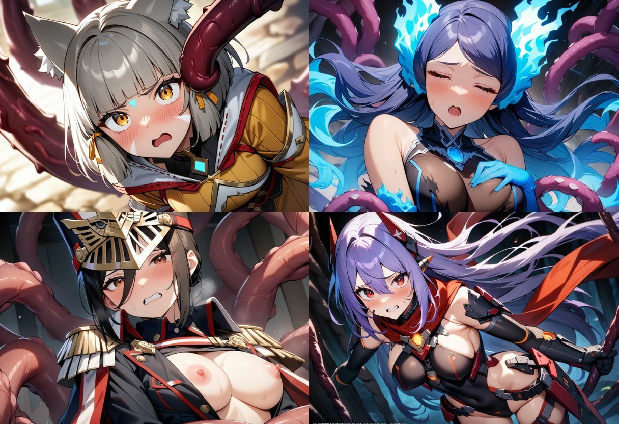 ゼノブ◯イド触手えっち サンプル6ページ目