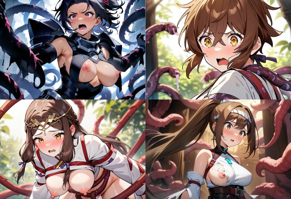 ゼノブ◯イド触手えっち サンプル8ページ目