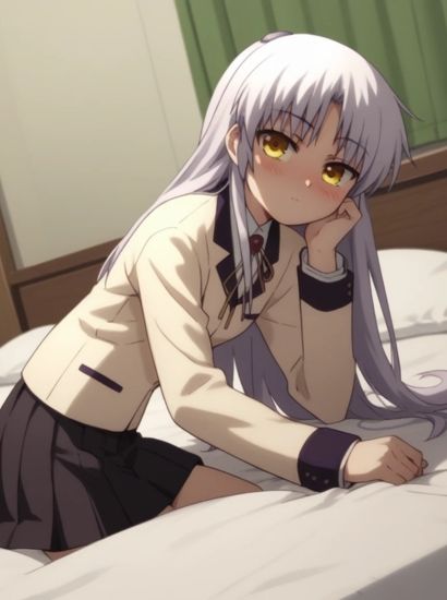 Angel Beats！の天使から送られてきた自撮り写真 サンプル1ページ目