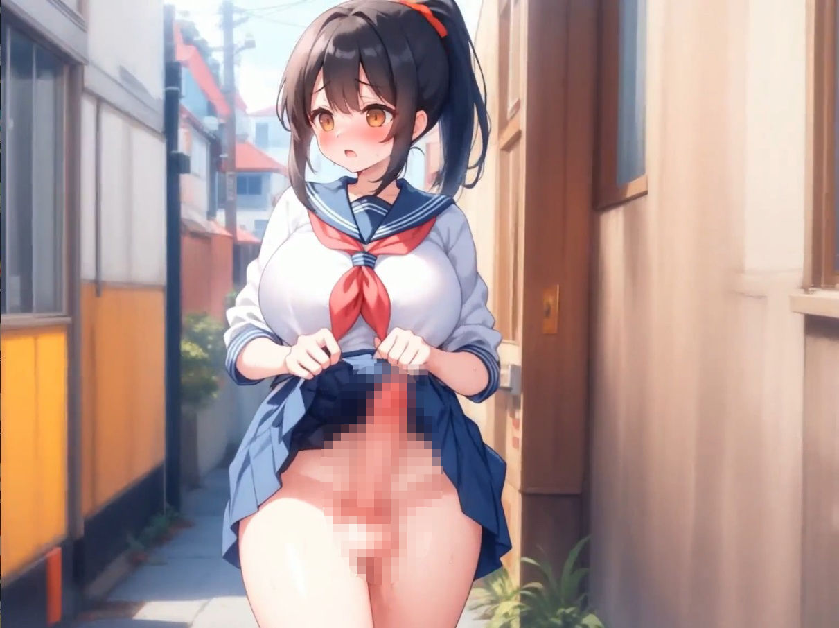 ふたなりちゃんは露出大好き3！！ サンプル2ページ目