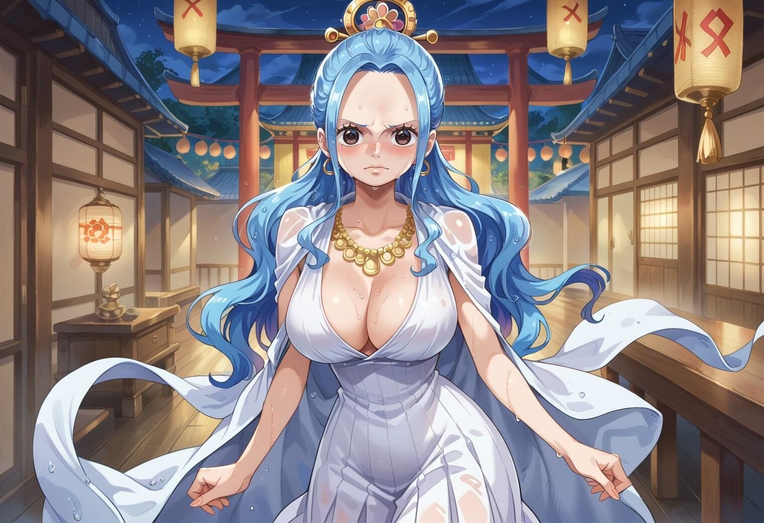 【ビ○イラストエロ画像】ワ○ピースに登場する某王女ちゃんのエッチなエロ画像集 サンプル3ページ目