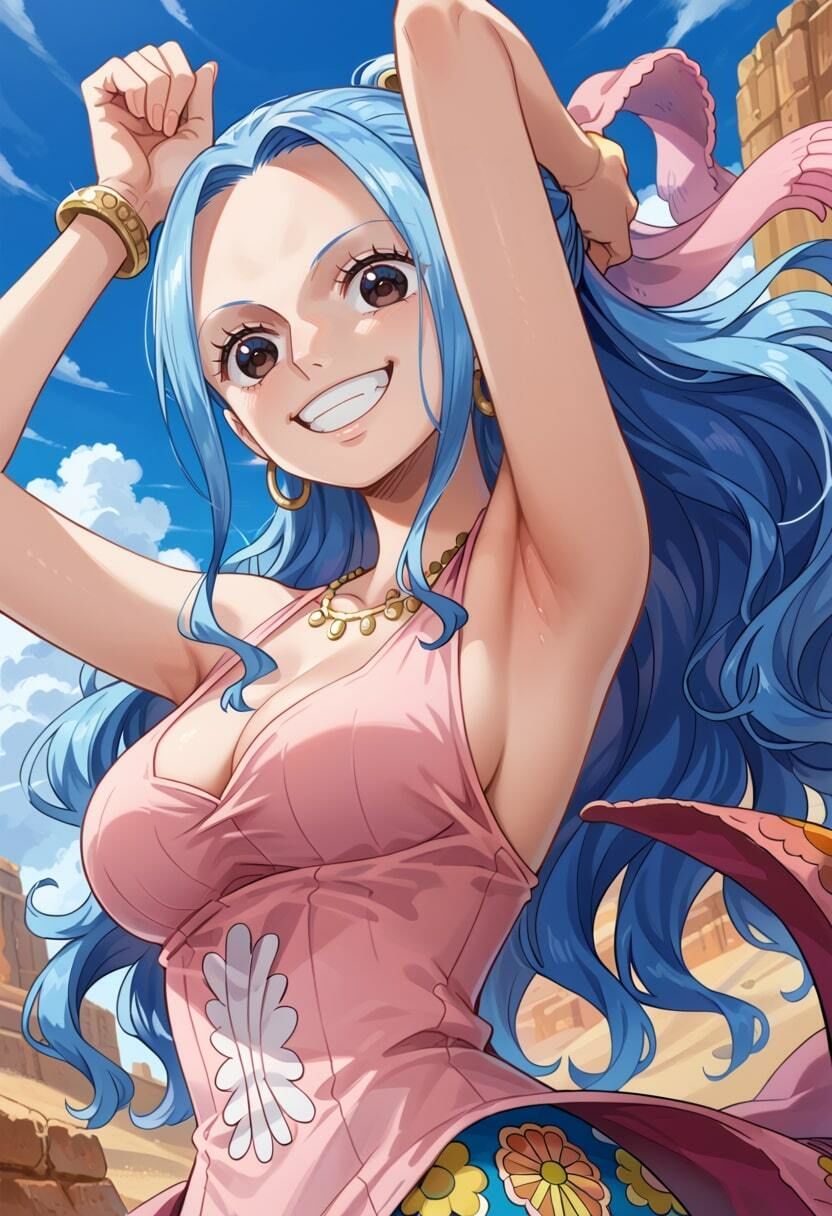 【ビ○イラストエロ画像】ワ○ピースに登場する某王女ちゃんのエッチなエロ画像集 サンプル4ページ目