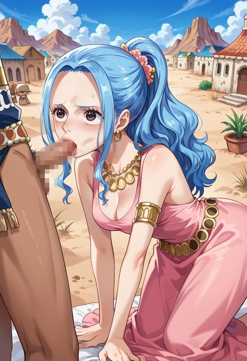 【ビ○イラストエロ画像】ワ○ピースに登場する某王女ちゃんのエッチなエロ画像集 サンプル9ページ目