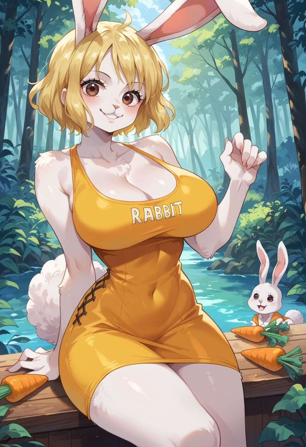 【キャ○ットイラストエロ画像】性癖を破壊するエロさ？！ワ○ピースに登場するエッチな兎ちゃんのエロ画像集 サンプル1ページ目