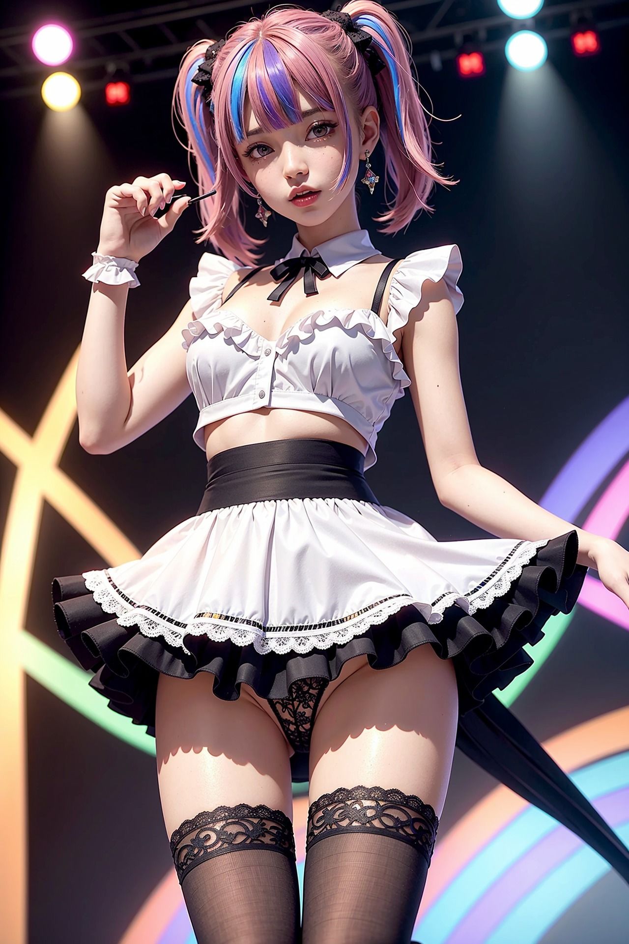 虹色担当ぱんちらアイドル サンプル3ページ目