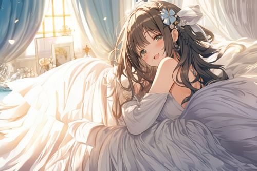 【ドレス美少女32】 （全年齢）ドレスの誘い（いざない） サンプル2ページ目