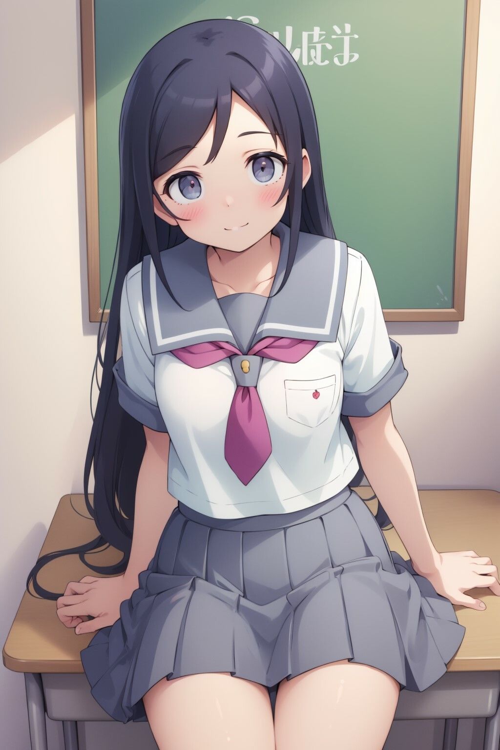 後輩たちには生えてない サンプル2ページ目