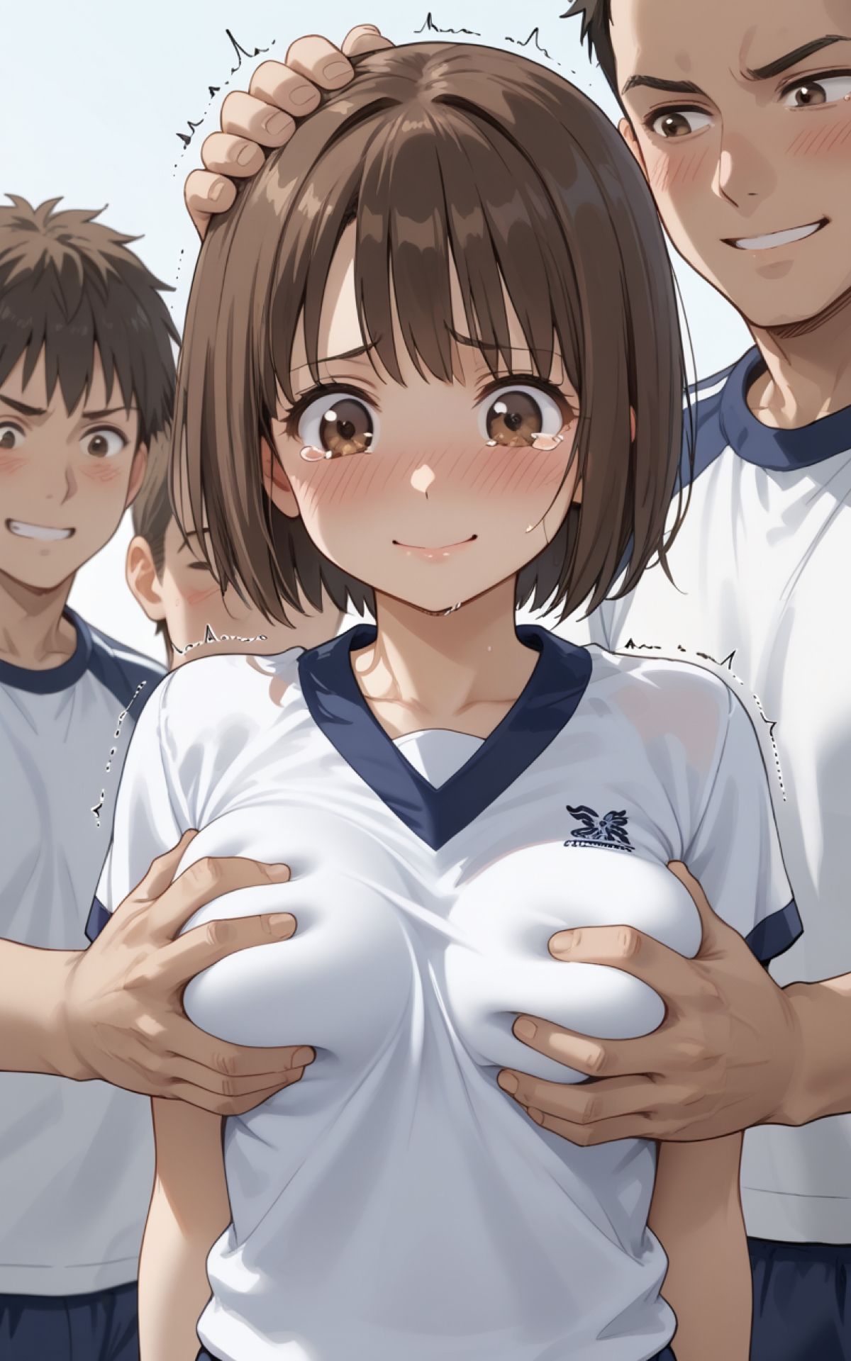 乳揉み（1） サンプル3ページ目